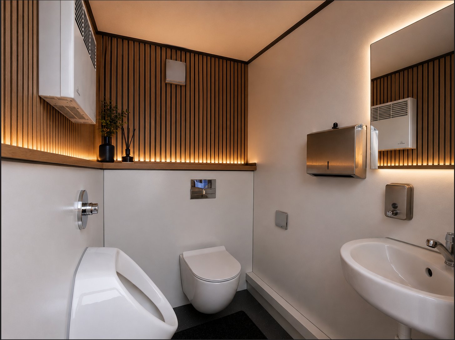 VIP Toilettenwagen Herrenbereich Backstage